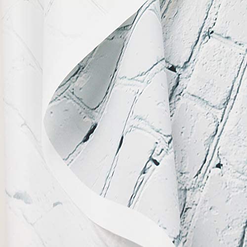 OUYIDA White Brick Wall Backdrop for Baby Shower Birthday Festival Themed Party Photography Background Adult Portrait Wallpaper Photo Video Shooting Studio Props 9X6FT PCK77C - Image 4