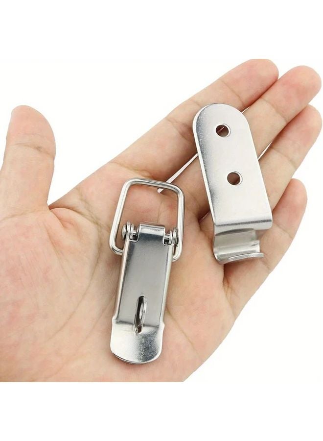 Stainless Steel 90 Degree Tool Box Hood Locks Durable Metal Clasps For Secure Storage - Image 2