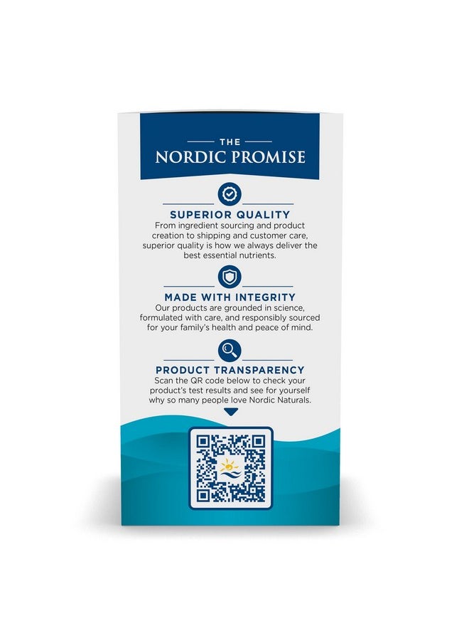 NORDIC NATURALS - Ultimate Omega 2X Mini Strawberry Flavor 60 Mini Soft Gels 1120 Mg Omega3 Highpotency Omega3 Fish Oil Supplement Epa & Dha Promotes Brain & Heart Health 30 Servings - Image 1