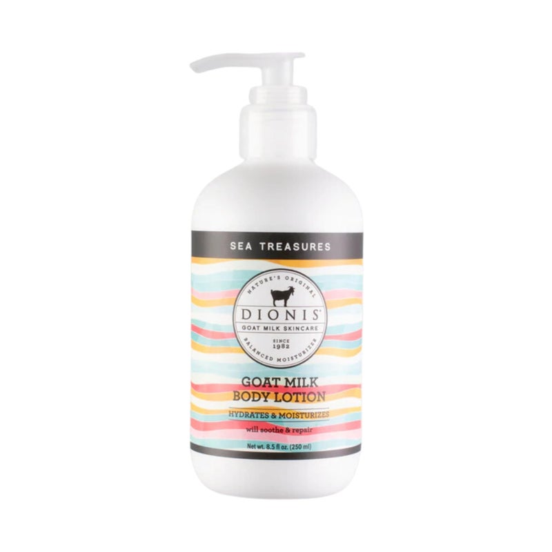 Dionis Goat Milk Hydrating Skincare Scented Cream, Rich & Creamy Daily Moisturizing Sea Treasures Body Lotion For Dry Skin, Made in the USA, Cruelty-Free & Paraben-Free, 8.5 oz Bottle - Image 1