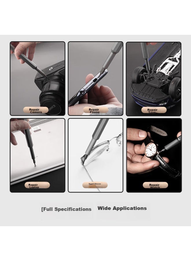 GREENER Lülin Screwdriver Set, Household Precision Multi-functional High-hardness Small Screwdriver, Laptop Disassembly, Mobile Phone Repair Tool - Image 5
