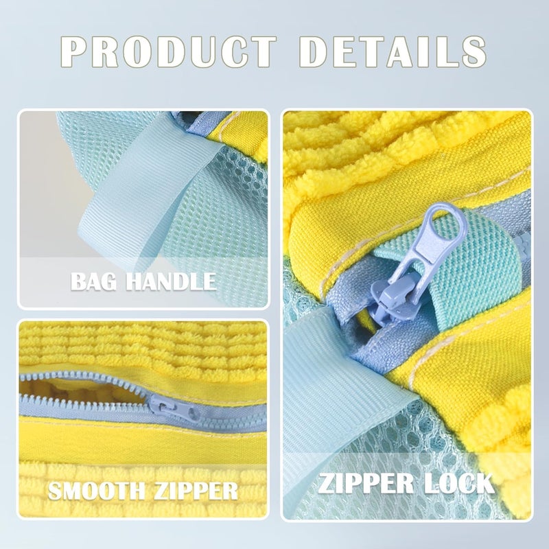 KICKZU KickZu 1Pc Shoe Washing Machine Bag Laundry Bag for Washing Machine with Zip Laundry Shoe Bag for Washer and Dryer Reusable Shoe Cleaning Bag for Sneaker Tennis Shoes Unstain Cleaner Kit  - Image 4