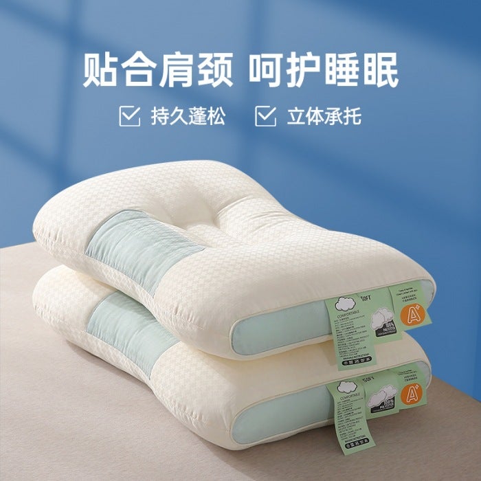 Manufacturer Thickened Washable Pillows El Pillow Core Home Cushion Student Dormitory Pillow Neck Protection Side Sleeping Pillow - Image 1