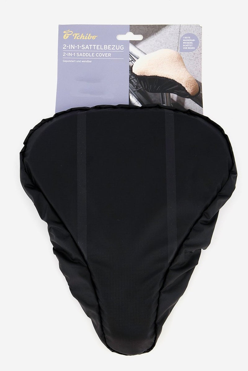 Tchibo Bicycle Saddle Cover 2 in 1, Black and White  - Image 2