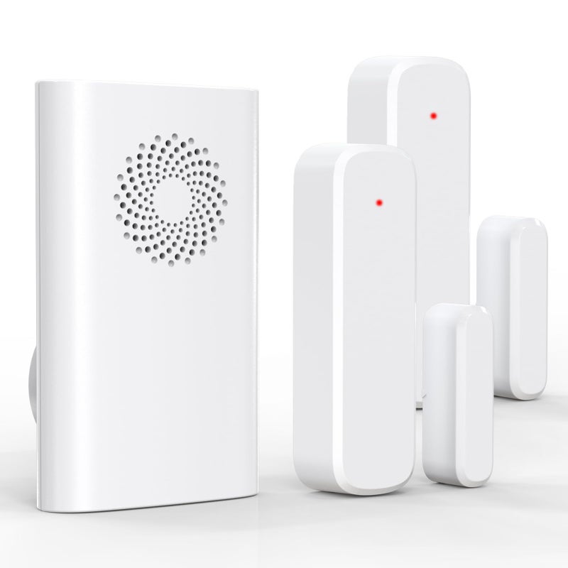 AMHEY Wireless Door Chime for Business Entering, Door Open Alarm for Kid/Toddler Home Safety (500ft Range 51 Ringer) Door Dinger Buzzer Alert, 1 Receiver +2 Sensor - Image 1