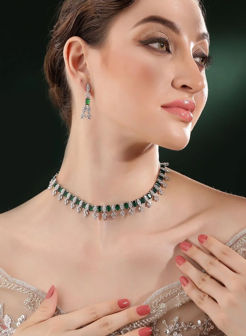 Priyaasi Plated Studded Jewellery Set