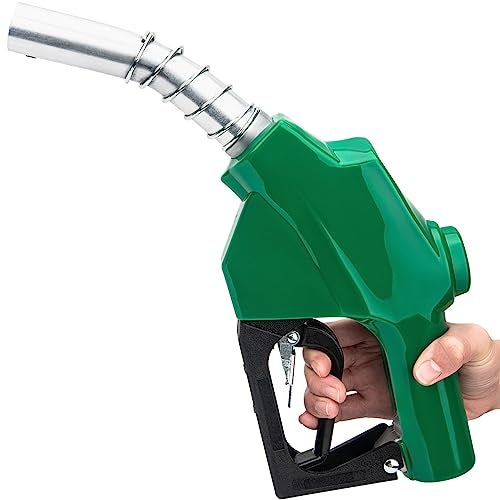 GDDGHS Fuel Nozzle 1 Inch NPT, Auto Shut Off Fuel Nozzle1-3/16 Inches(OD=30mm) Automatic Fueling Nozzle for Diesel Fuel Filling, Max Flow Rate 120L/Min(32GPM), 1-3/16 Inches(OD=30mm) Spout, Green - Image 1