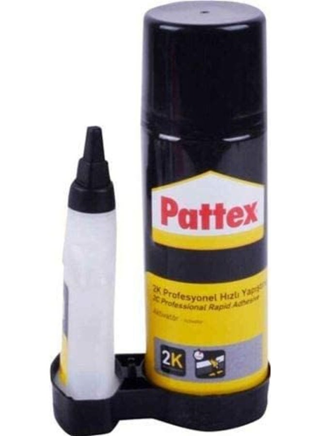 Pattex 2K Two-Component Instant Adhesive with Glue and Activator for Fast Bonding to Wood, Plastic, and Metal - Image 2