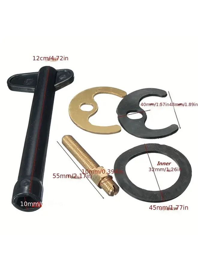 5pcs Faucet Accessories Kit Including Valves and Connectors - Image 3