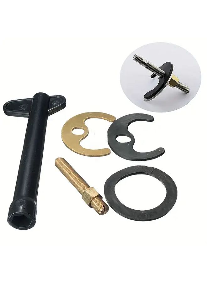 5pcs Faucet Accessories Kit Including Valves and Connectors - Image 1