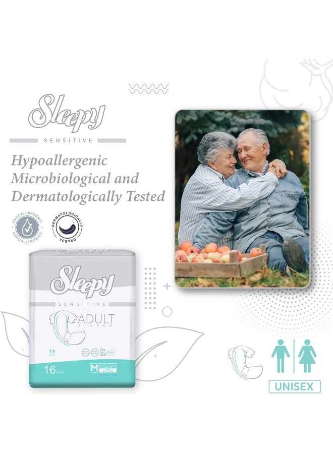 Sleepy Sensitive Adult Diapers - Medium Size - Image 3