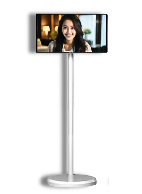 DMInteract DM-22-FS 21.5" Portable Smart Touch Screen 16:9 Full HD Resolution With Built-In Camera And Dual Speakers 4GB/128GB Android 12.0 Smart Interactive Flip Screen With Mobile Cart