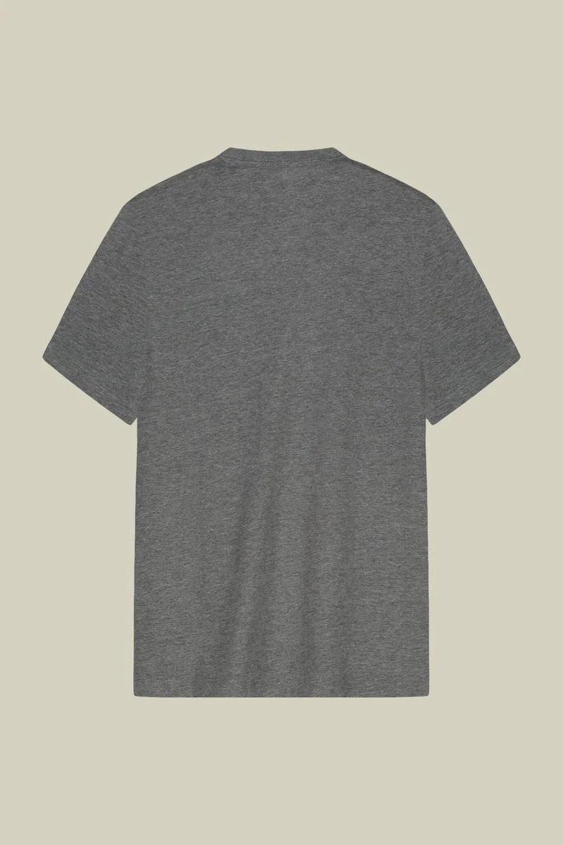 Doppelganger Grey Men's regular fit 100% cotton jersey T-shirt - Grey for Men | Best Price UAE