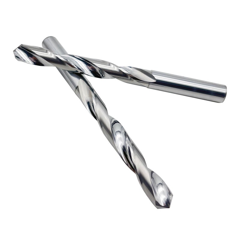 LU&MN 1/2"" Solid Carbide Jobber Drill Bits with Straight Shank and 118 Point Angle  Made from Tungsten Carbide Material 1-Pieces - Image 3