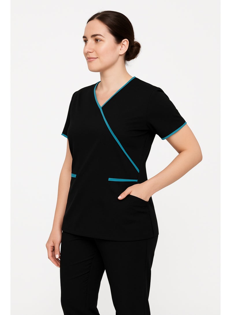 رناز يونيفورم مجموعة تنظيف رائعة للنساء، وخبيرة التجميل، وخادمة المنزل، والممرضة مع الأنابيب - Image 2