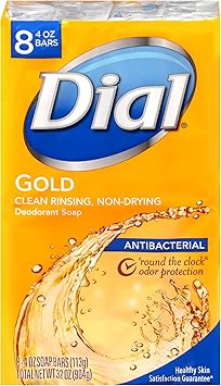 Dial Bar Gold Antibacterial Deodorant Soap 4 oz ea 8 ct - Image 1
