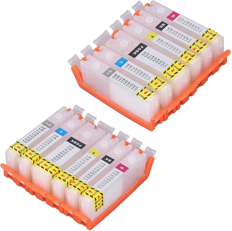 [أداء متين]: مصممة للدوام الطويل، تتميز أقراص الحبر هذه بإحكام هوائي ممتاز لمنع التسربات وضمان تزويد الحبر بسلاسة وبريق. تصميمها الفعال يضمن أداءً مستمرًا، مما يجعلها خيارًا مجديًا من حيث التكلفة لاحتياجا�� الطباعة الخاصة بك. - Image 5