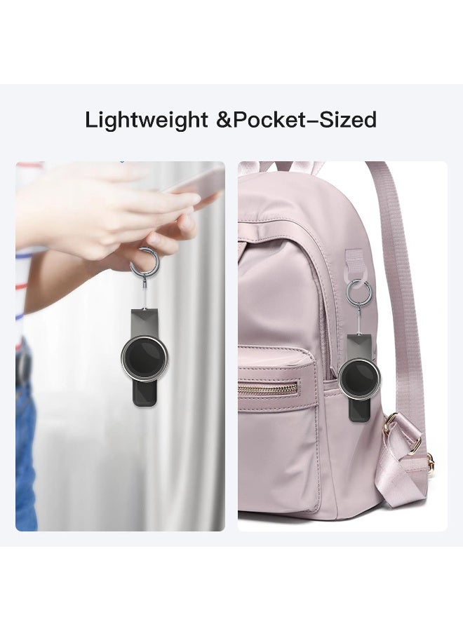 Portable Charger for Samsung Galaxy Watch, Magnetic Galaxy Watch Charger USB C&USB A 2 in 1 Fast Wireless Charging，Travel Charger for Galaxy Watch Ultra 7 6 6 Classic 5 5 Pro 4 4 Classic, Black (USB) - Image 3