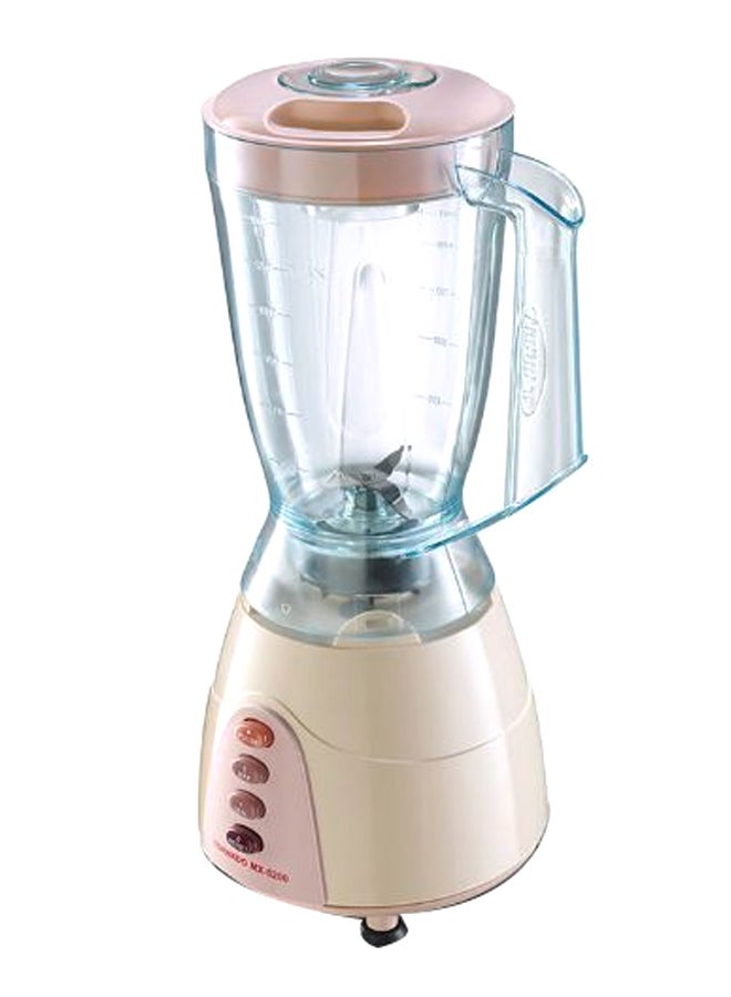 TORNADO Electric Blender With Jar And 2 Mills 1.5 L 500 W MX5200/2 Off White/Pink/Clear - Image 2
