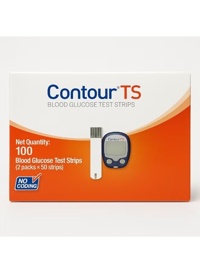 BAYER Contour Ts Blood Glucose Test Strips 100PCS