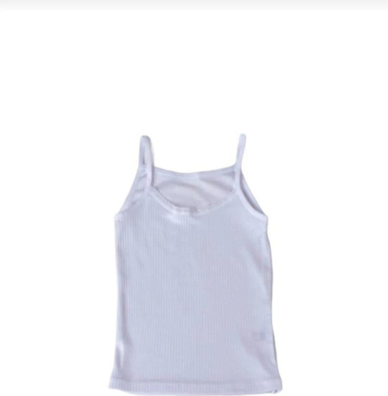 Berrak 6005 Girls Modal Rope Strap Undershirt 12 Pieces  - Image 2