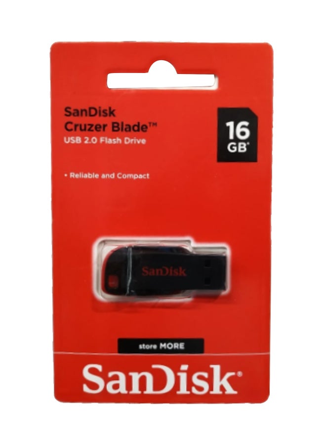 sandisk 16GB Cruzer Blade USB 2.0 Flash Drive USB Type-A Read Speed 17 MBps Write Speed 4 MBps ‎SDCZ50-016G-B35 - Image 5