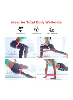 Generic 5-Piece Resistance Loop Exercise Bands With Carry Bag Set 12x2inch 12x2inch  - Image 5