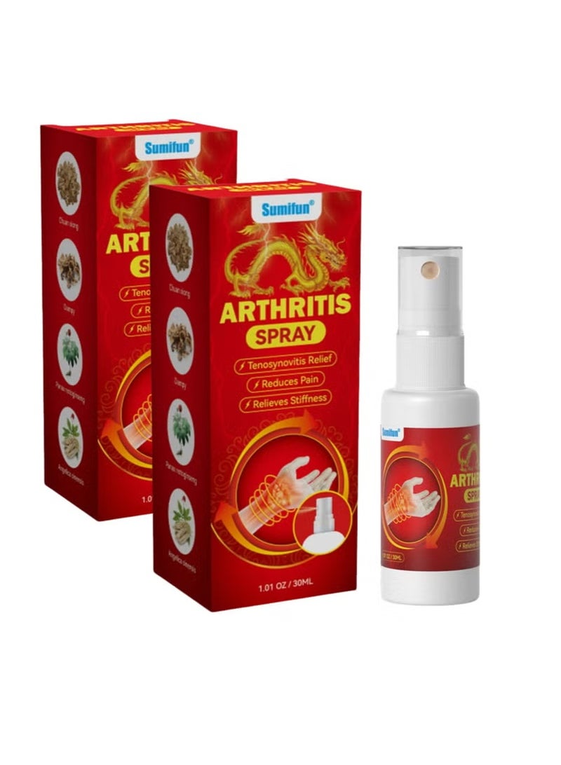 Sumifun Muscle and Joint Care, Scorpion Venom Pain Relief Spray 30ml, 2 Pack - Image 1