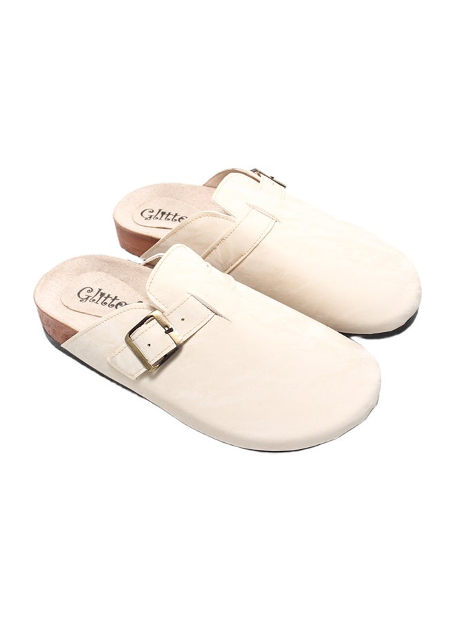 Glitter Winter Suede Clogs - Image 1