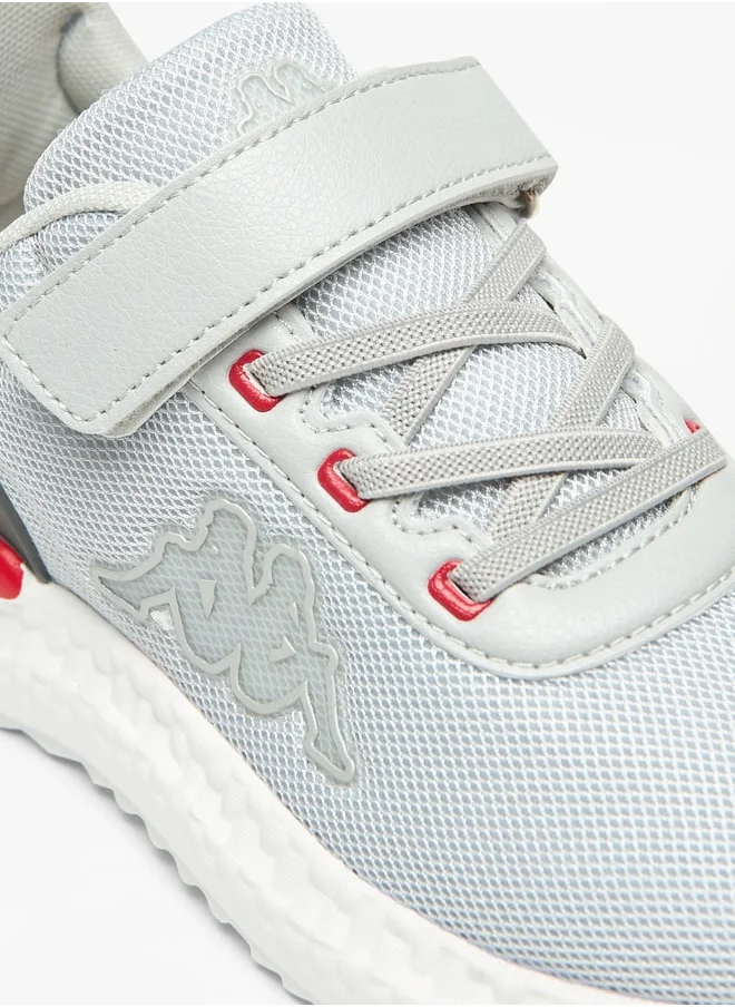 Kappa Boys' Colourblock Walking Shoes with Hook and Loop Closure