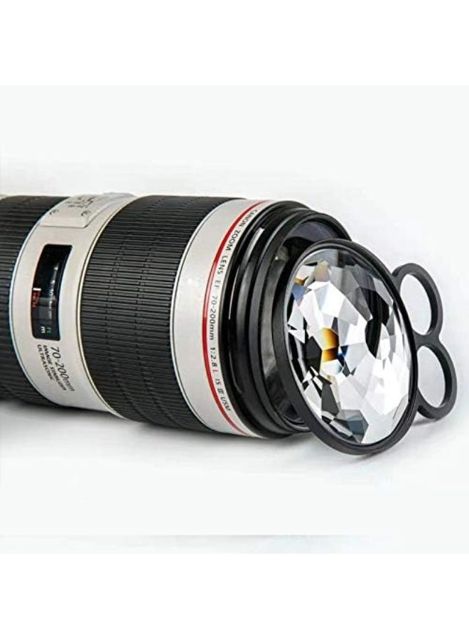GARPROVM Handheld Kaleidoscope, Camera Filter, Photography Accessories Filters Prism, SLR Accessories, 2 Finger Handle, The Lens can be rotated, Suitable for The Studio and Photographers - Image 4