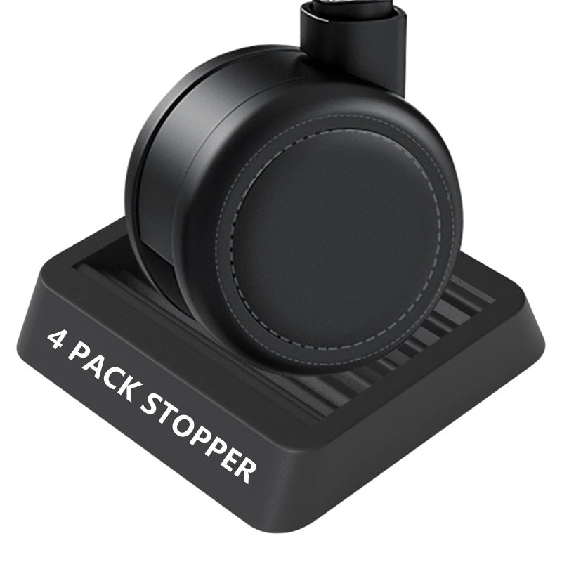 Fireosma Fireosma Bed Stopper and Furniture Stopper  Stopper Caster Cups fit All Furniture Sofas Bed Wheels  Made of Strong TPU to Prevent Scratching  Easy to Remove Set of 4 Black 