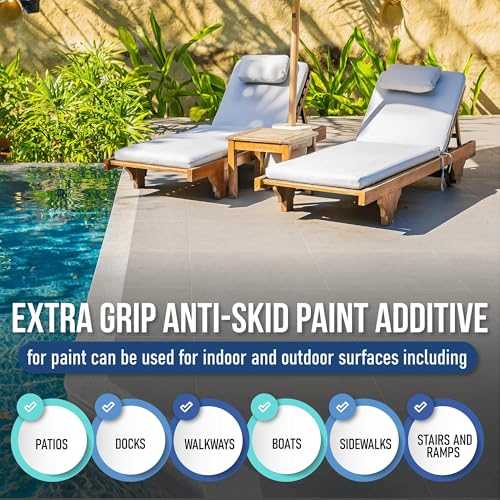 Slip Doctors Non-Slip Paint Additive for Color Epoxy, Urethane, & Acrylic Paint - Extra Grip Anti-Skid Grit for Coatings - Image 5