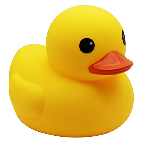 Happy Trees Duck Bath Toy Large Bath Duck Squeak Rubber Duck Baby Shower, 7 Inches - Image 2