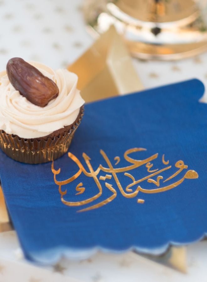 Party Camel Eid Mubarak Napkins - Image 2