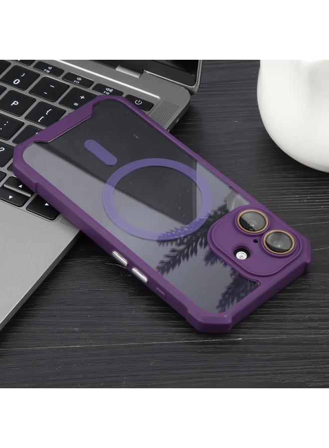 اس-توب جراب لهاتف iPhone 16 Plus، غلاف عدسة ملون ثنائي اللون، جراب MagSafe المغناطيسي المصنوع من الأكريليك والبولي يوريثان الحراري - Image 3