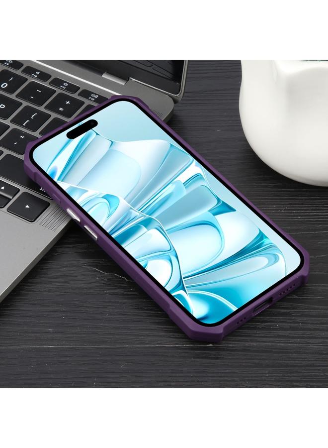 اس-توب جراب لهاتف iPhone 16 Plus، غلاف عدسة ملون ثنائي اللون، جراب MagSafe المغناطيسي المصنوع من الأكريليك والبولي يوريثان الحراري - Image 4