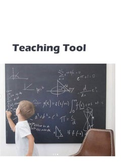 Terabyte 45x200cm Black Board Sticker Wall Paper Decor Removable Vinyl Chalkboard  - Image 1