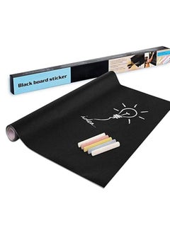 Terabyte 45x200cm Black Board Sticker Wall Paper Decor Removable Vinyl Chalkboard  - Image 4