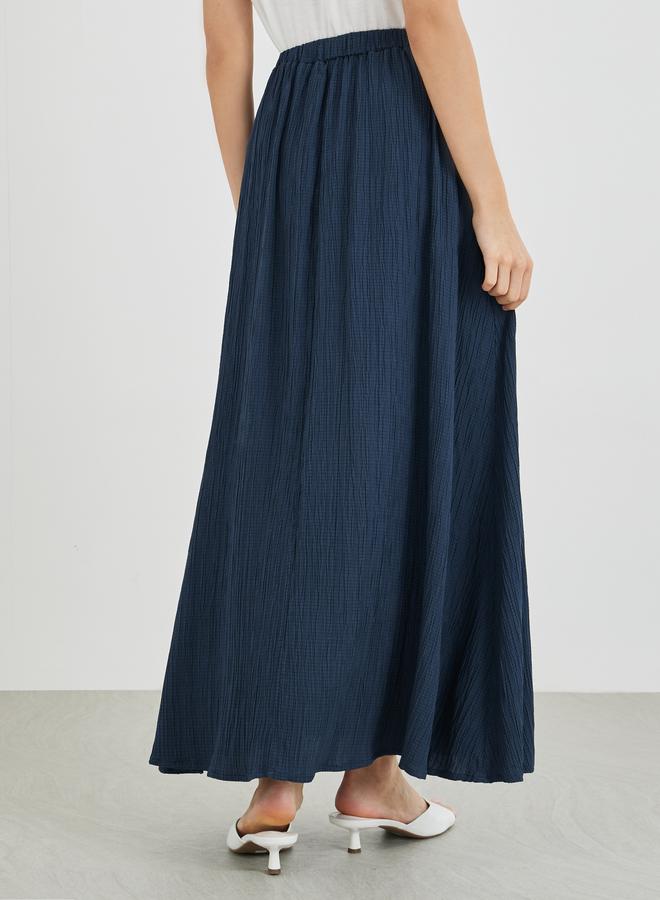 Take Two Styli Textured A-Line Maxi Skirt - Image 4