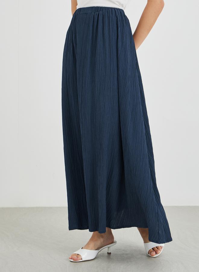 Take Two Styli Textured A-Line Maxi Skirt - Image 2
