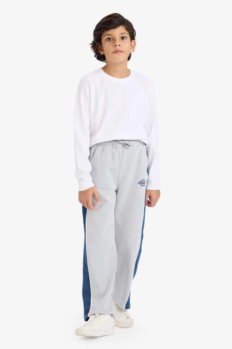 ديفاكتو Boy Printed Elastic Waist Sweatpants
