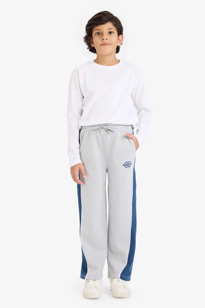 ديفاكتو Boy Printed Elastic Waist Sweatpants