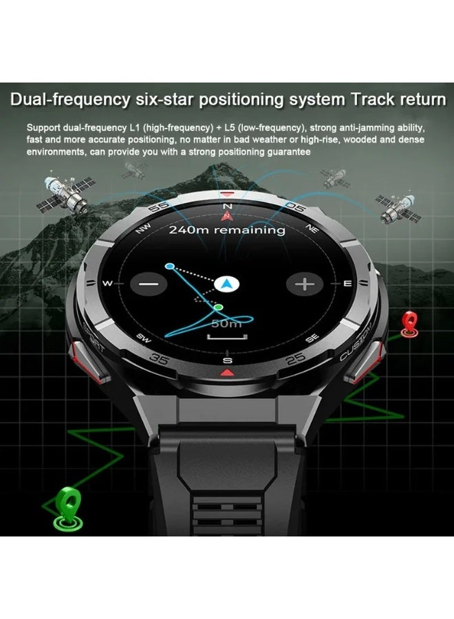 AROAQ New Smartwatch Men GPS Sport Activity Tracker 10 ATM Waterproof Smart Watch Bluetooth SOS Call Health Monitor Wrist Watches  - Image 4
