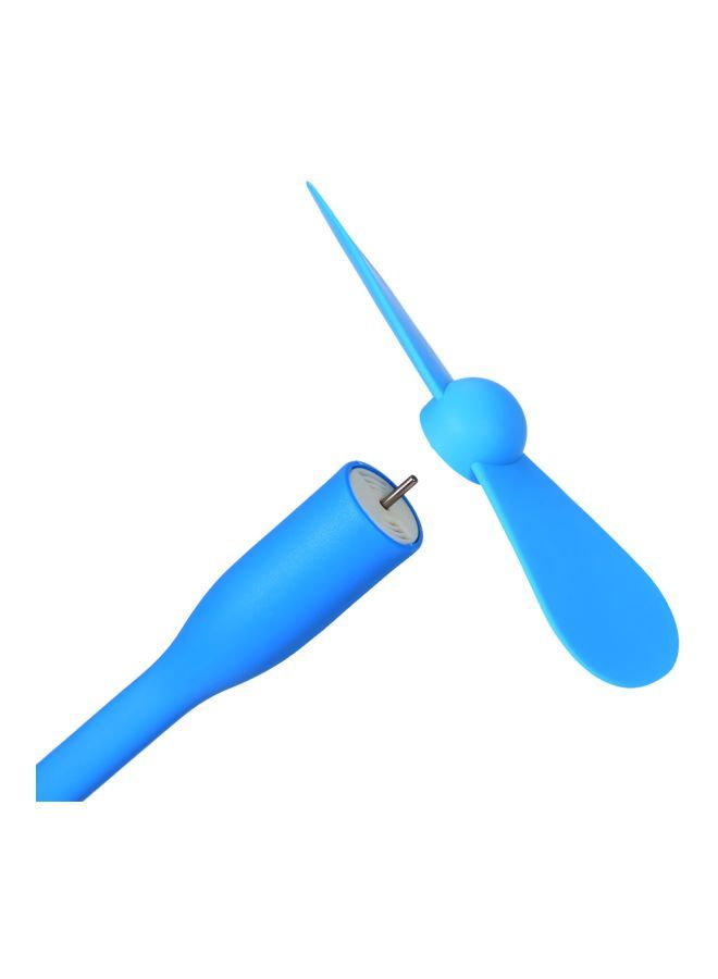 NIBEMINENT Mini USB Fan Blue  - Image 4
