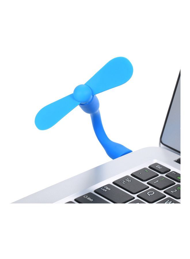 NIBEMINENT Mini USB Fan Blue  - Image 3