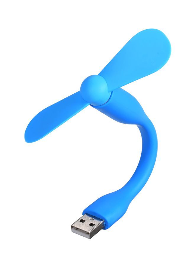 NIBEMINENT Mini USB Fan Blue  - Image 1