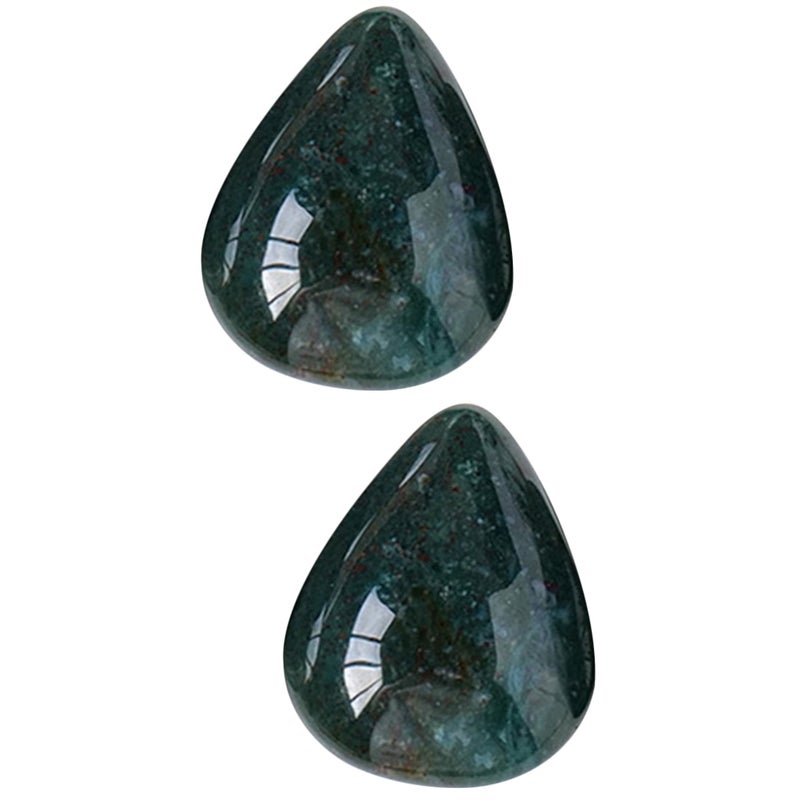 2pcs Water Drop Crystal Stone Natural Crystal Stone Ornament Polished Stone DIY Jewelry Decoration - Image 1