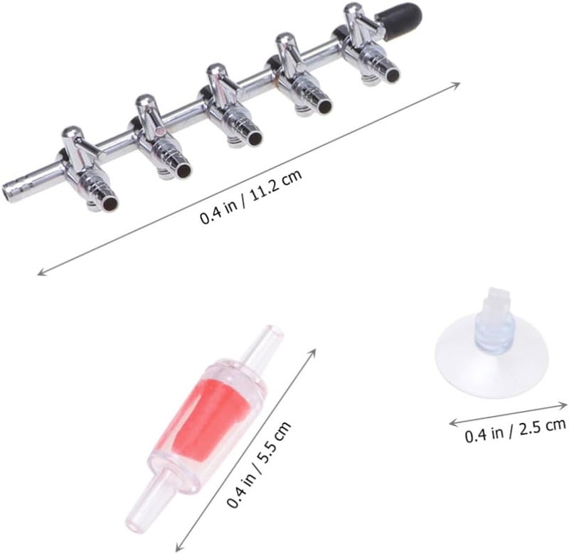Garneck 1 Set 1pc 5 Air Flow Splitter with Suction Cup Air Flow Control Lever - Image 3