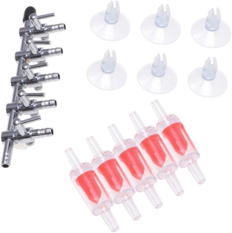 Garneck 1 Set 1pc 5 Air Flow Splitter with Suction Cup Air Flow Control Lever - Image 1